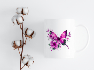 HRNEK - Motýl růžový s květy