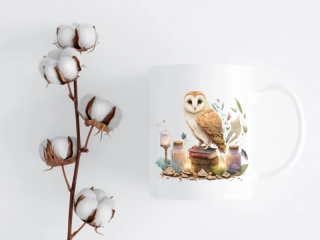 HRNEK - Sova s knihami