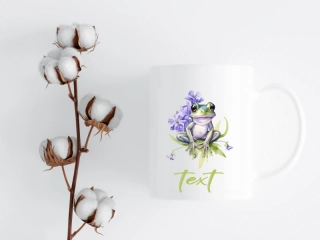 HRNEK - Žabka s květy