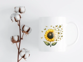 HRNEK - Slunečnice s motýli