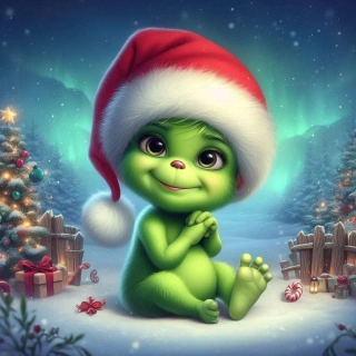 NAŽEHLOVAČKA - Grinch dítko