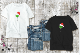 Triko dámské - Grinch vínko s čapkou 