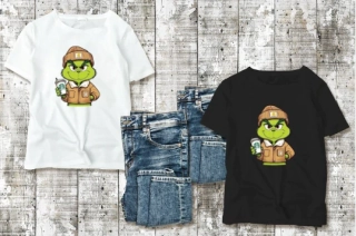 TRIKO pánské - Grinch v bundě