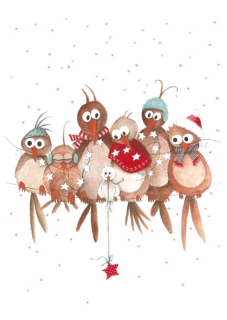 NAŽEHLOVAČKA - Ptáčci vánoční