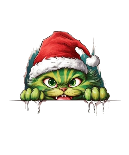 NAŽEHLOVAČKA - Grinch kočka naštvaná
