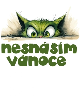 NAŽEHLOVAČKA - Grinch kočka nesnáším vánoce