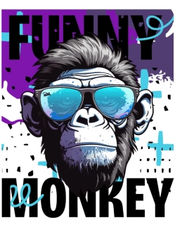 NAŽEHLOVAČKA - FUNNY MONKEY