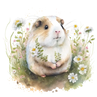 NAŽEHLOVAČKA - Morče v kopretinách