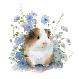 NAŽEHLOVAČKA - Morče s chrpou