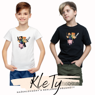 Triko dětské - Minecraft postavy