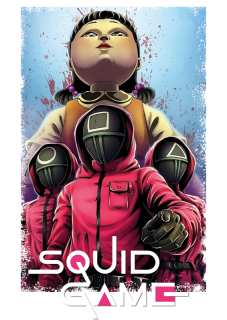 NAŽEHLOVAČKA - Squid Game potisk 1