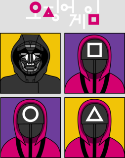 NAŽEHLOVAČKA - Squid Game postavy 2