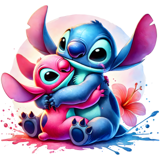 NAŽEHLOVAČKA - Stitch And Angel v objetí