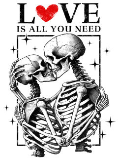 NAŽEHLOVAČKA - Kostliveci Love is all you need black