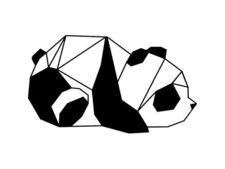 NAŽEHLOVAČKA - Orikami panda
