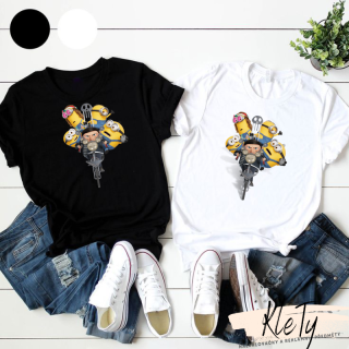 Triko dámské - Mimoní parta na kole s Gru