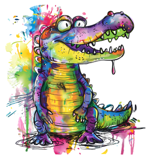 NAŽEHLOVAČKA -  Krokodýl Color Buba