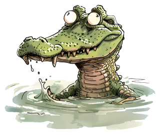 NAŽEHLOVAČKA -  Krokodýl Pidloočko