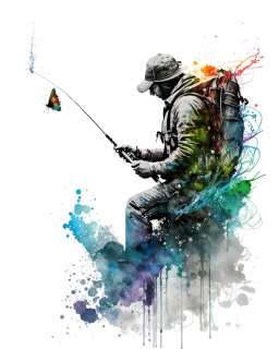 NAŽEHLOVAČKA -  Rybář  chytá