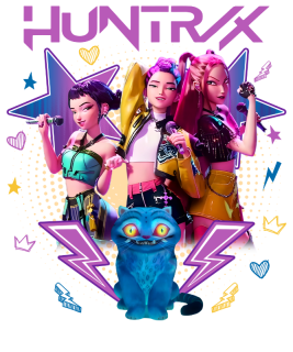 NAŽEHLOVAČKA -  Huntrix s tiger a blesky