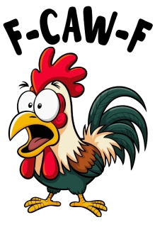 NAŽEHLOVAČKA -  F-CAW-F1 kohout barevný