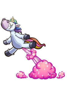 NAŽEHLOVAČKA - Prdící jednorožec