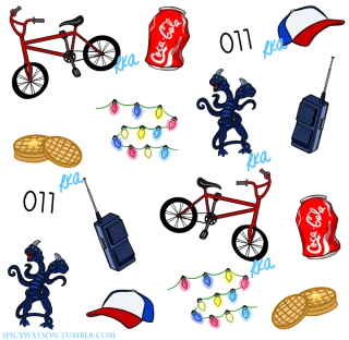 NAŽEHLOVAČKA - stranger things věci