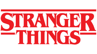 NAŽEHLOVAČKA - stranger things nápis