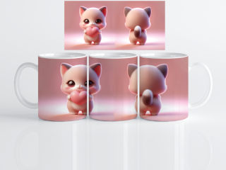 HRNEK - Kočička se srdíčkem