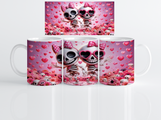 HRNEK -Valentýnský dva kostlivci