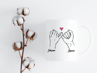 HRNEK - Ruce se srdíčkem a vlastním jménem