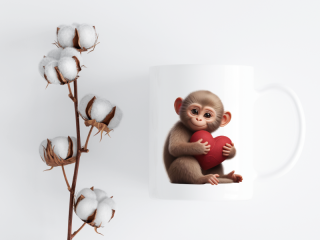 HRNEK - Opička se srdíčkem