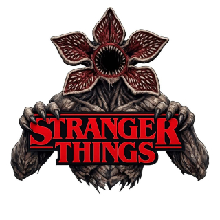 NAŽEHLOVAČKA - stranger things s  barevný AI 2