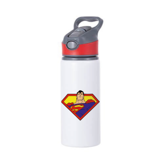 Láhev hliníková - 650 ml Superman ve znaku 