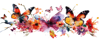 UV DTF samolepky - Motýlci