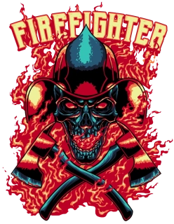 NAŽEHLOVAČKA - FirefighterSkull