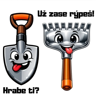 NAŽEHLOVAČKA - Hrabe ti? Už zase rýpeš?