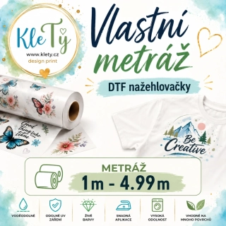 NAŽEHLOVAČKA - Vlastní metráž DTF