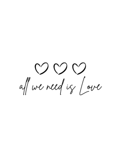 NAŽEHLOVAČKA - All we need is Love