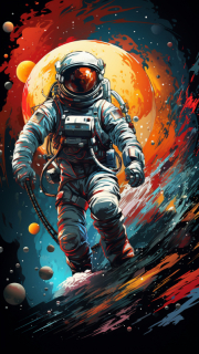 NAŽEHLOVAČKA - Astronaut jde