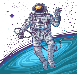 NAŽEHLOVAČKA - kosmonaut s mléčnou dráhou
