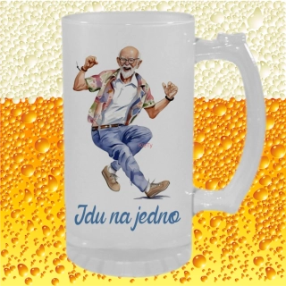 Půllitr Jdu na jedno