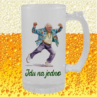 Půllitr Jdu na jedno 1