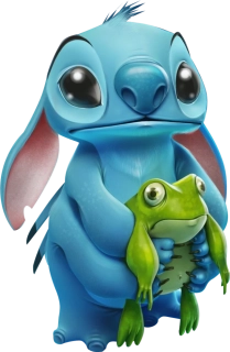 NAŽEHLOVAČKA - Stitch s žábou 1