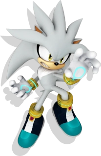 NAŽEHLOVAČKA - Silver the Hedgehog stojí