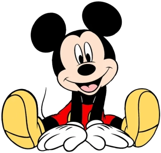 NAŽEHLOVAČKA - Mickey sedí