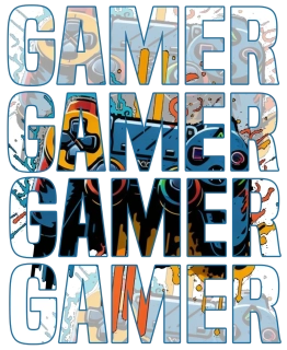 NAŽEHLOVAČKA - Nápis gamer
