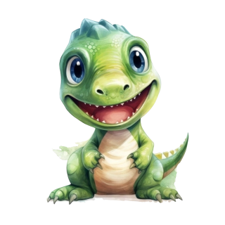 NAŽEHLOVAČKA - Zelený dinošek malý