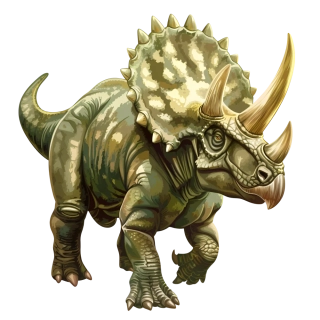 NAŽEHLOVAČKA - Triceratops zelený