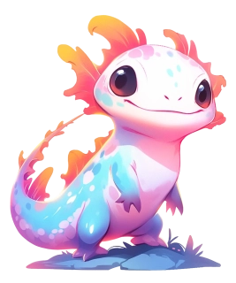 NAŽEHLOVAČKA - axolot Zuzanka